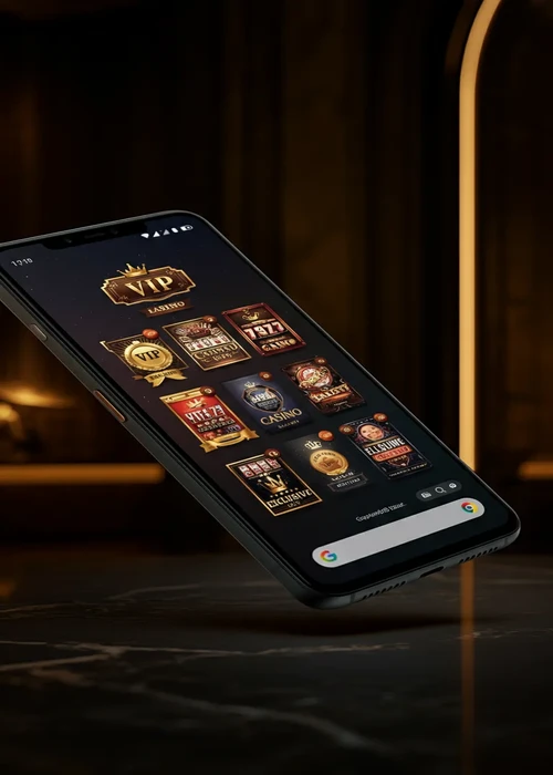 Écran d'accueil Nine Casino présentant la sélection de jeux premium